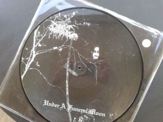 Darkthrone Under A Funeral Moon Lp Picture Disc 1997 Black Metal Fenriz