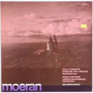 Moeran: Cello Concerto Boult Audiophile Lyrita Srcs 43 Coetmore Lp
