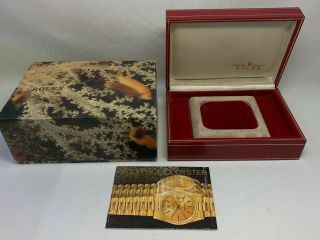 Vintage Rolex Watch Box Case Ladies 60.  01.  2 Booklet 1010018