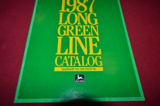 John Deere Long Green Line Buyers Guide For 1987 Dealer 