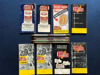 8 Pfister Hybrids Memo Books,  5 Pencils - Arthur Walter Seed,  Grand Ridge Il