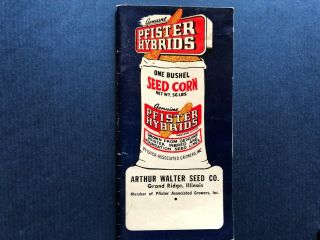 8 Pfister Hybrids Memo Books,  5 Pencils - Arthur Walter Seed,  Grand Ridge IL 3