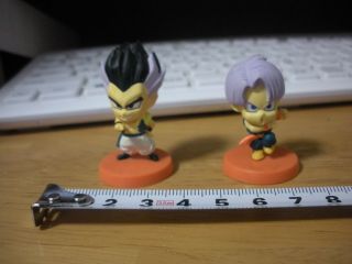 Dragon Ball Z Anime Heroes Mini Big Head Gotenks & Trunks Figure Japan