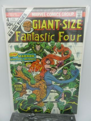 Giant Size Fantastic Four 4 (1975) Vf 8.  0 1st Jamie Madrox Aka Multiple Man