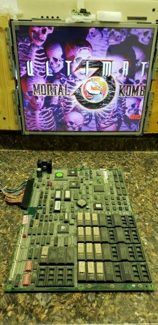 Mortal Kombat 3 Ult Jamma Video Arcade Game Pcb,  Atlanta,  (good).  203