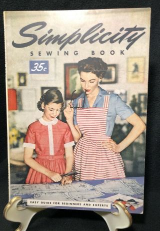 Vintage 1953 1950s Simplicity Sewing Book Easy Guide For Beginners And Experts