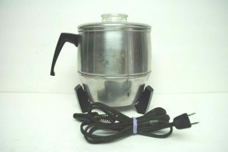 Vintage Mirro Aluminum Electric Popcorn Popper Coffee Roaster With Lid And Cord