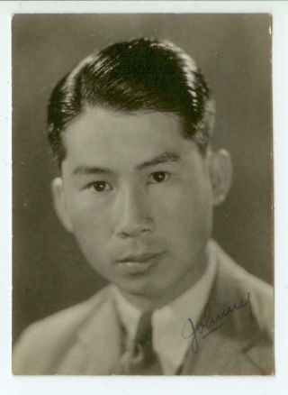 C1940s Young Chinese Man Mission School Graduate Photo - Likely Near Peking