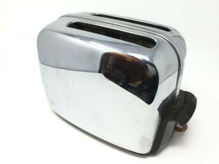 Vintage Toaster Toastmaster Mcgraw Electric Co.  1b14 Chrome Bakelite 2 Slice