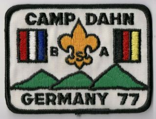 A Bsa Patch,  Camp Dann 1977,  Transatlantic Council,  Germany,