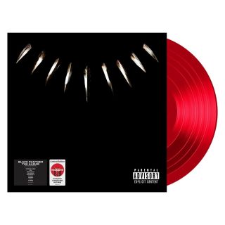 Black Panther Soundtrack Translucent Red Vinyl