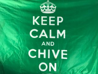 Green Authentic Big " The Chive " Flag 3 
