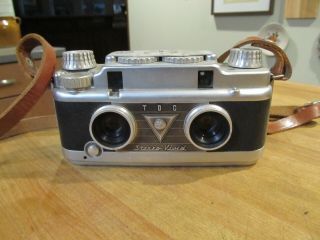 Vintage Bell & Howell.  Tdc Stereo Vivid 35 Mm Camera W/case