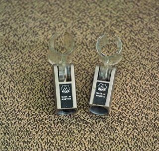 Two Vintage Akg Microphone Clips For Akg C 451 Eb