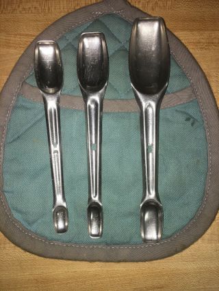 Vintage Kitchen Utensils Foley Locking Measuring Spoon Set Locvtgbox