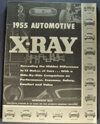 1955 Nash X - Ray Brochure Ambassador Statesman Country Club 55