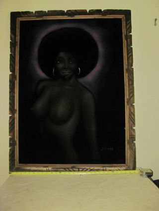 Nude,  Black Afro Woman 70 