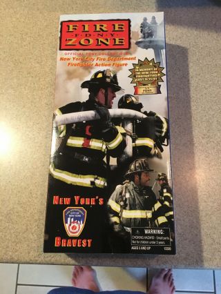 Fdny Fire Zone 9/11 Collectible Firefighter Action Figure Real Heroes 12 " Nib
