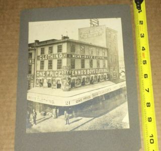 Large Vintage Photo The Boys Star Clothing Store 21 & 22 Dock Sq.