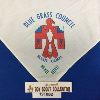Boy Scout Blue Grass Council Scout Camps Neckerchief Mckee Offutt