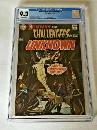 Challengers Of The Unknown 74,  Cgc 9.  2 | Johnny Double & Deadman Appearance