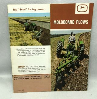 John Deere Tractor Sales Brochure Moldboard Plows 27