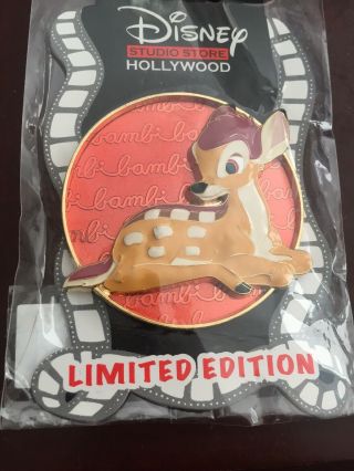 Disney Studio Store Soda Fountain Dssh Dsf Bambi Cursive Cutie Le 300 Pin