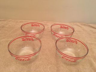 Coca Cola Glass Bowls