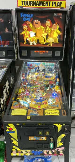 Family Guy Pinball Machine By Stern Coin Op Leds