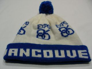 Expo 86 - Vancouver,  Canada - Vintage - One Size Stocking Cap Beanie Hat