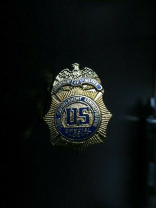 Dea Special Agent Badge Mini Pin Drug Enforcement Agency Lapel Hat Tie Tack Us