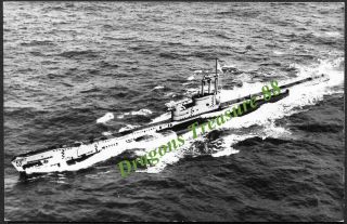 H.  M.  S.  Auriga,  Photo,  Royal Navy Amphion - Class Submarine,  1946 - 1974