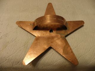 " Star Light Star Bright " Copper Cookie Cutter
