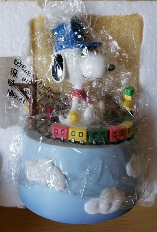 Peanuts Snoopy " I’ve Been On The Railroad " Music Box Westland