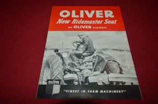 Oliver Tractor Ridemaster Seat Dealer 