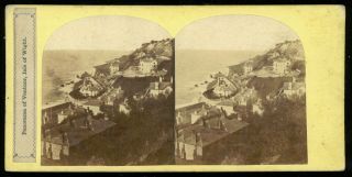 Stereoview - Panorama Of Ventnor Isle Of Wight