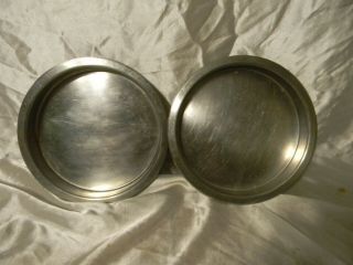 Set Of 2 Revere Ware 2509 Cake Pan 1801 Stainless Steel 1 Qt 9x1 1/2