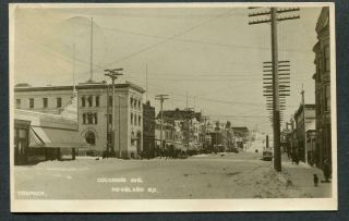 1910 Rossland B.  C.  Canada Columbia Ave View Realphoto,  Le Roi Mine 2 Cards