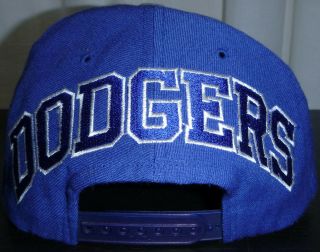Los Angeles Dodgers Vintage 90 ' s American Needle 100 Wool Blockhead Snapback 3