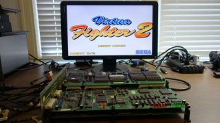 Sega Arcade Model 2 2a - Crx Stack Virtua Fighter 2 Cpu Gpu Filter Rom Boards