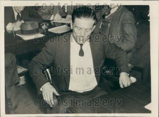 1937 Harlan County Kentucky Deputy Sheriff Wash Irwin Investigated Press Photo