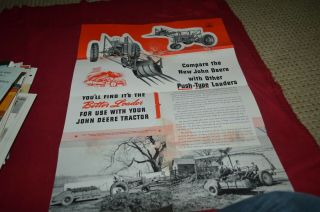 John Deere Tractor Loader For 1946 Dealer 