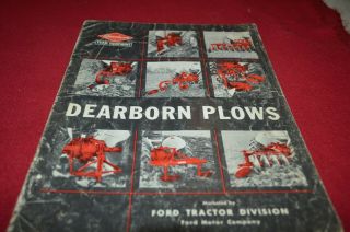 Ford Tractor Dearborn Plow For Dealers Brochure Amil15