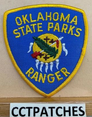 Oklahoma State Parks Ranger (police) Shoulder Patch Ok