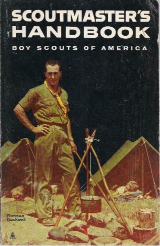 1970 Handbook For Scoutmasters Boy Scouts Of America Bsa Book Norman Rockwell