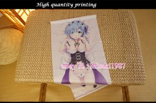 Re:Zero Rem Cute Anime Girl Poster Home Decor Wall Scroll Painting 3