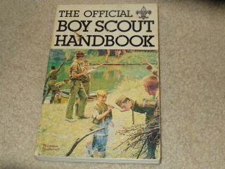 Boy Scout 9th Edition 1979 First Printing Norman Rockwell Cover Handbook Book
