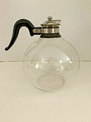 Vintage Silex Coffee Pot,  Bottom With Lid,  8 Cup