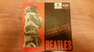 Beatles,  Single,  Sweden,  1964,  I Should Have Known Better