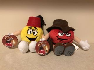 M &m’s Indiana Jones Red And Yellow Nos W/tags